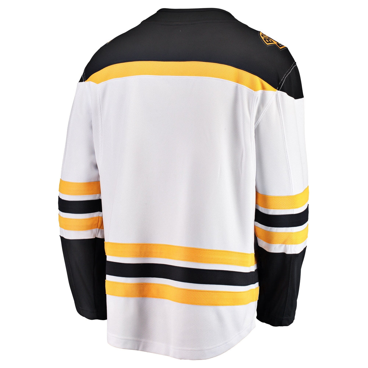Boston Bruins White Breakaway Away Jersey product image 4, provided for visual reference and product detail review