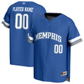 Memphis Tigers Lightweight Collegiate Baseball NIL Pick-A-Player Fashion Jersey - Royal product image 1, provided for visual