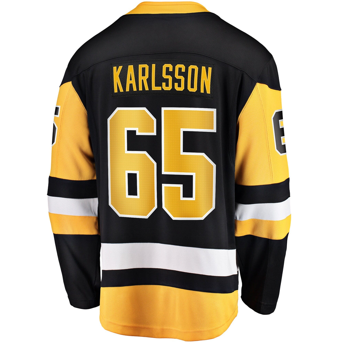 Pittsburgh Penguins Erik Karlsson Black Home Breakaway Jersey product image 4, provided for visual reference and product