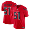 Houston Texans Will Anderson Jr. Red Alternate Vapor F.U.S.E. Limited Jersey product image 1, provided for visual reference