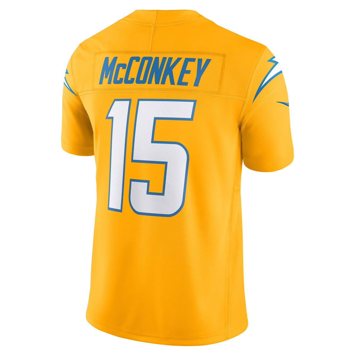 Los Angeles Chargers Ladd McConkey Gold Alternate Charger Power Vapor F.U.S.E. Limited Jersey product image 4, provided for