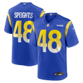 Los Angeles Rams Omar Speights Royal Game Jersey product image 1, provided for visual reference and product detail review