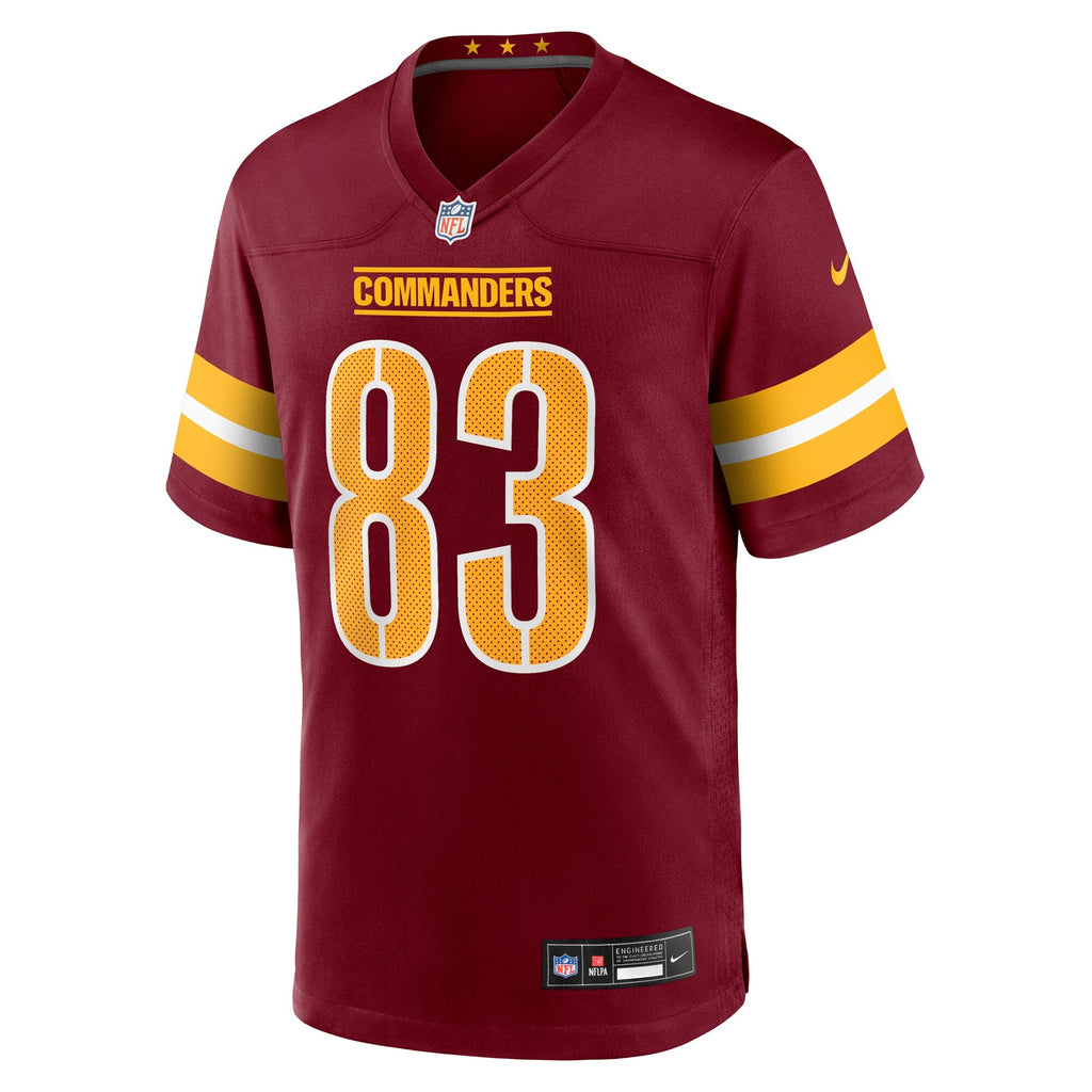 Washington Commanders Jaylin Lane Burgundy Team Game Jersey product image 3, provided for visual reference and product