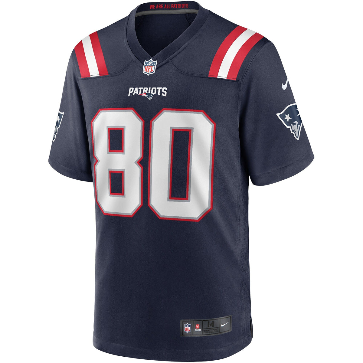 New England Patriots Troy Brown Navy Game Retired Player Jersey product image 3, provided for visual reference and product