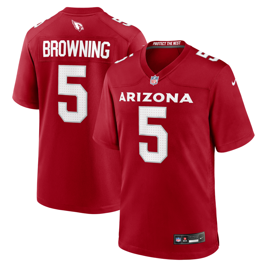 Arizona Cardinals Baron Browning Cardinal Team Game Jersey product image 1, provided for visual reference and product detail