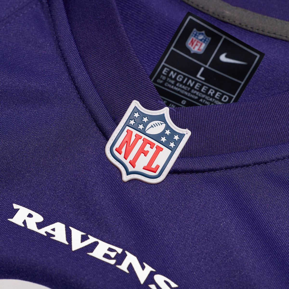 Baltimore Ravens Chidobe Awuzie Purple Team Game Jersey product image 4, provided for visual reference and product detail