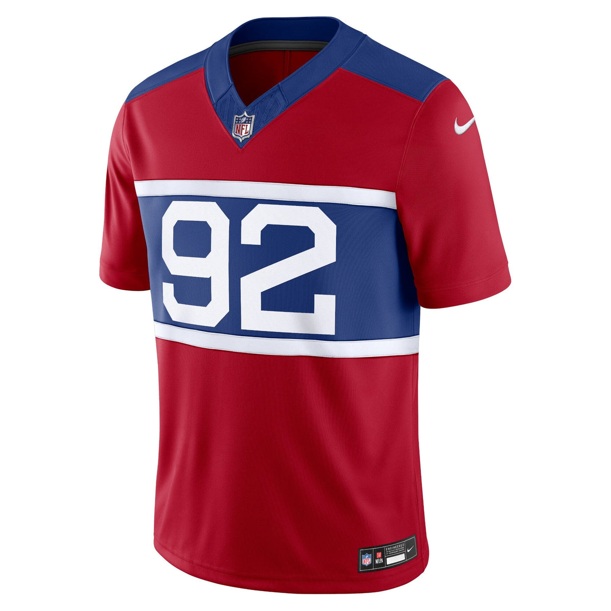 New York Giants Michael Strahan Century Red Alternate Vapor F.U.S.E. Retired Player Limited Jersey product image 3, provided
