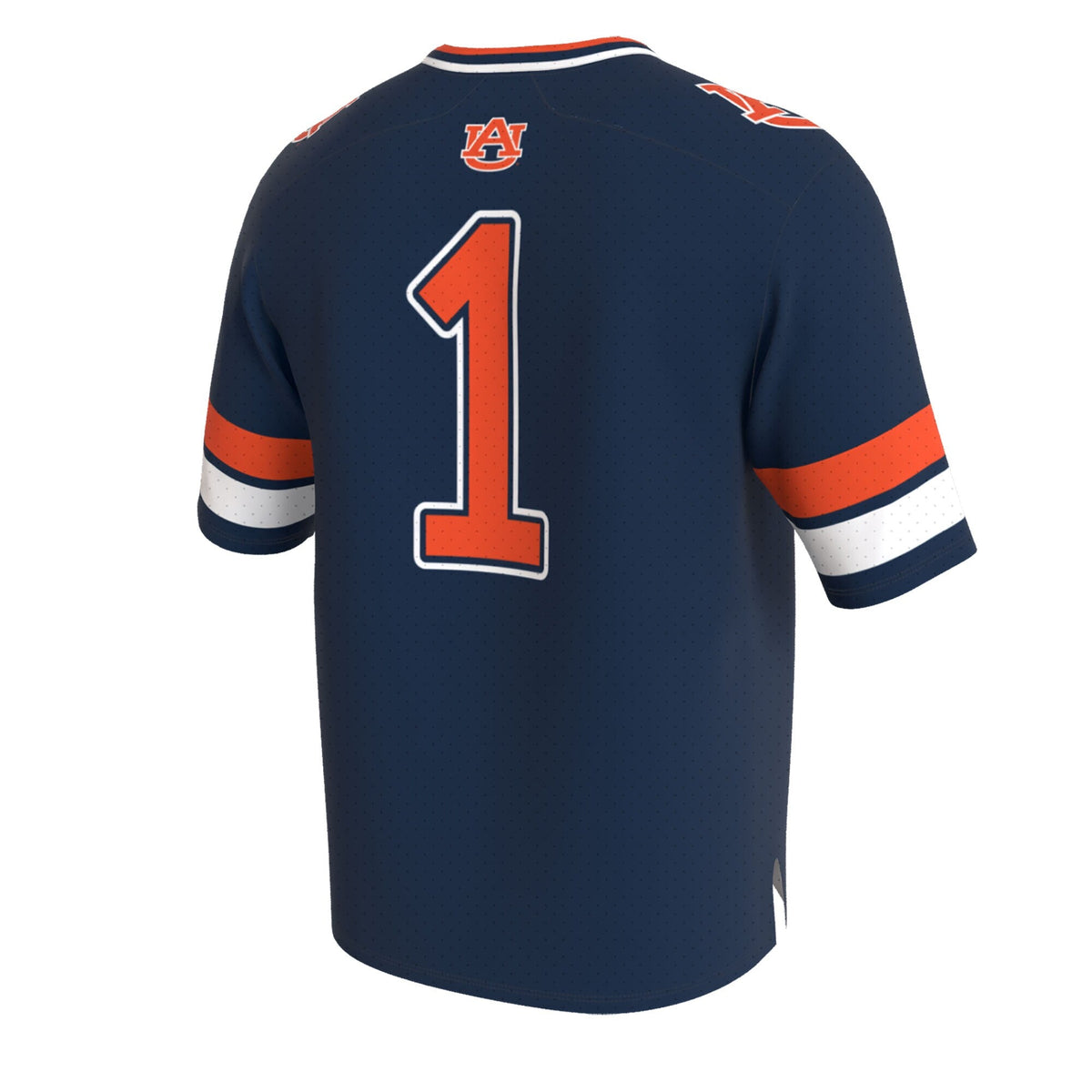 Auburn Tigers Lightweight Collegiate Football Fashion Jersey - Navy product image 4, provided for visual reference and