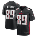 Atlanta Falcons Charlie Woerner Black Game Jersey product image 1, provided for visual reference and product detail review