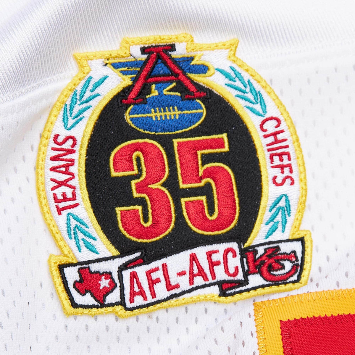 Kansas City Chiefs 1994 Derrick Thomas White Authentic Throwback Retired Player Jersey product image 6, provided for visual
