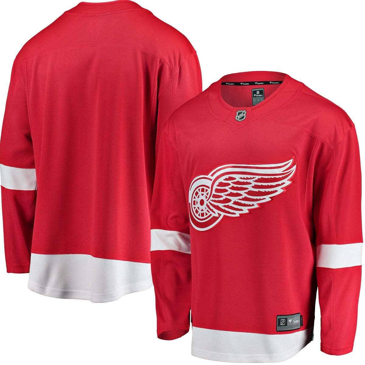 Detroit Red Wings Red Breakaway Home Jersey product image 1, provided for visual reference and product detail review