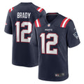 New England Patriots Navy Game Retired Player Jersey product image 1, provided for visual reference and product detail review