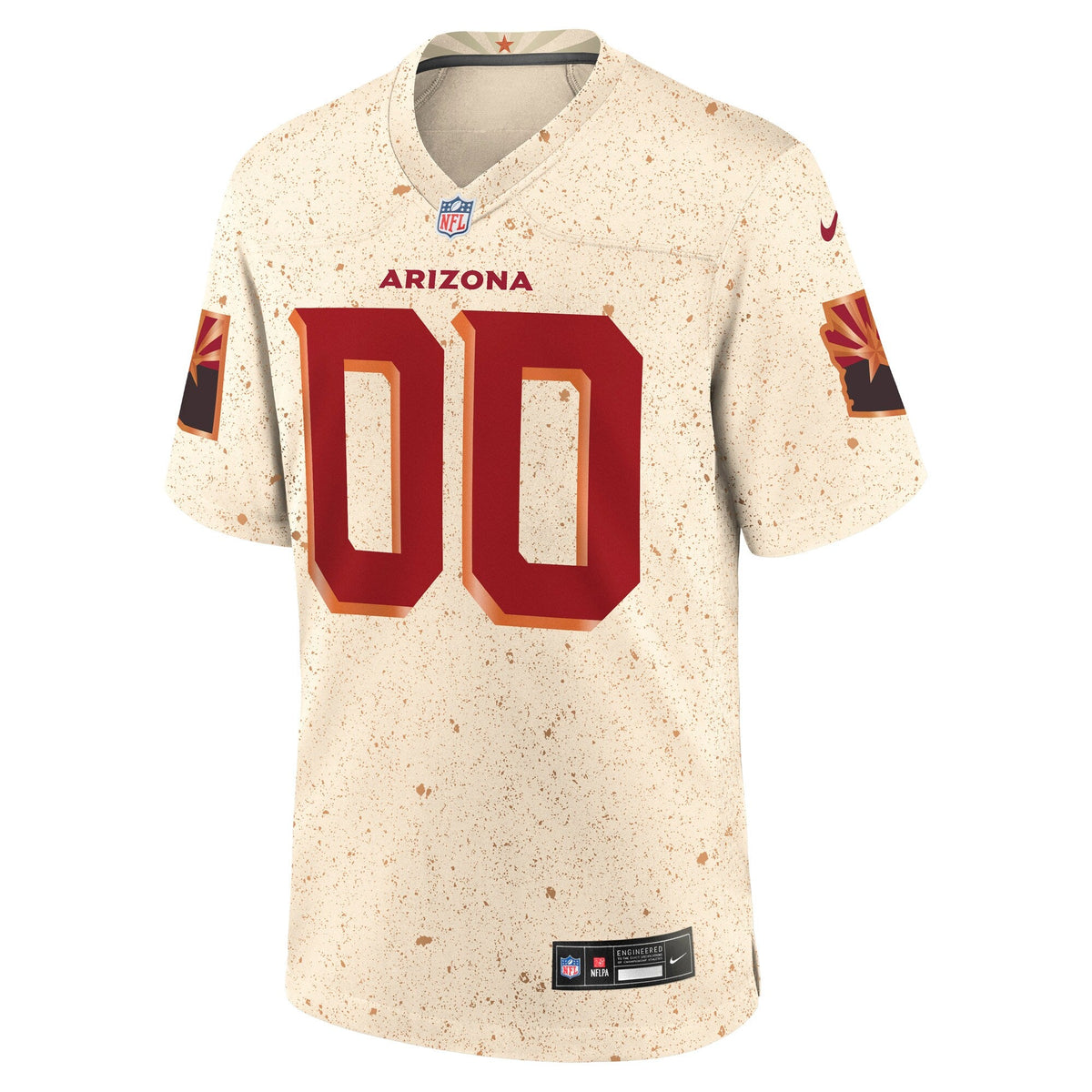 Arizona Cardinals Natural 2025 Rivalries Collection Custom Game Jersey product image 3, provided for visual reference and