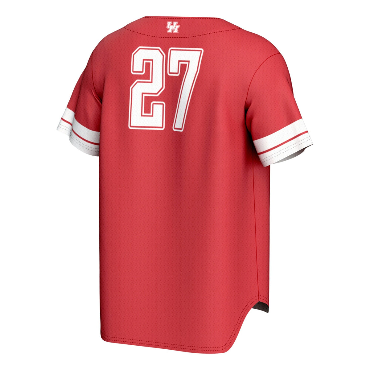 Houston Cougars Lightweight Collegiate Baseball Fashion Jersey - Red product image 4, provided for visual reference and