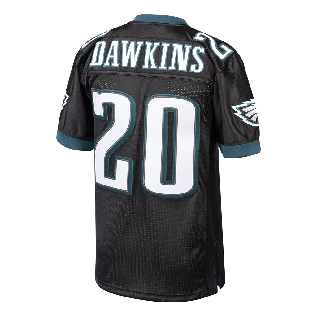 Philadelphia Eagles 2003 Brian Dawkins Black Authentic Throwback Retired Player Jersey product image 4, provided for visual