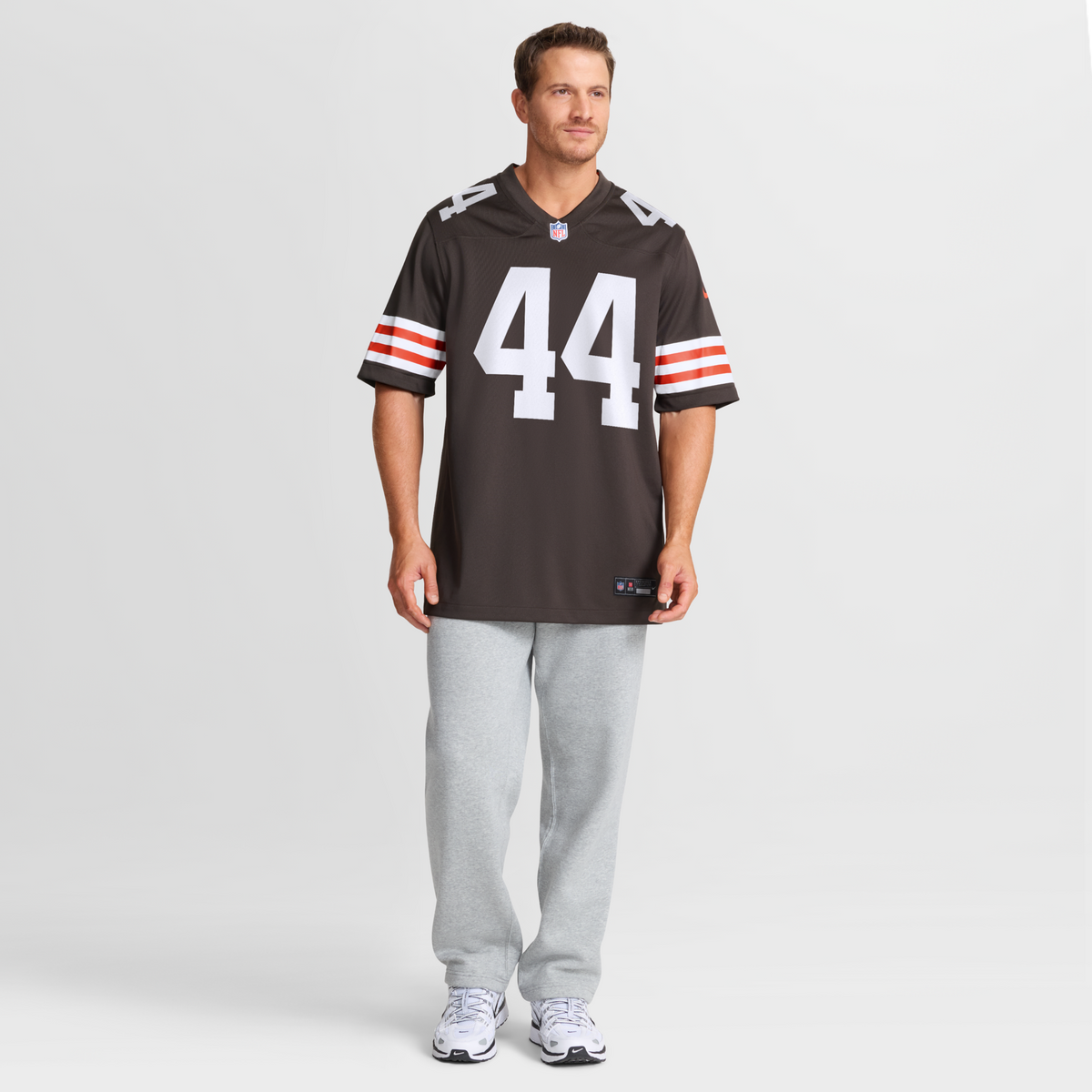 Cleveland Browns Leroy Kelly Brown Game Retired Player Jersey product image 8, provided for visual reference and product