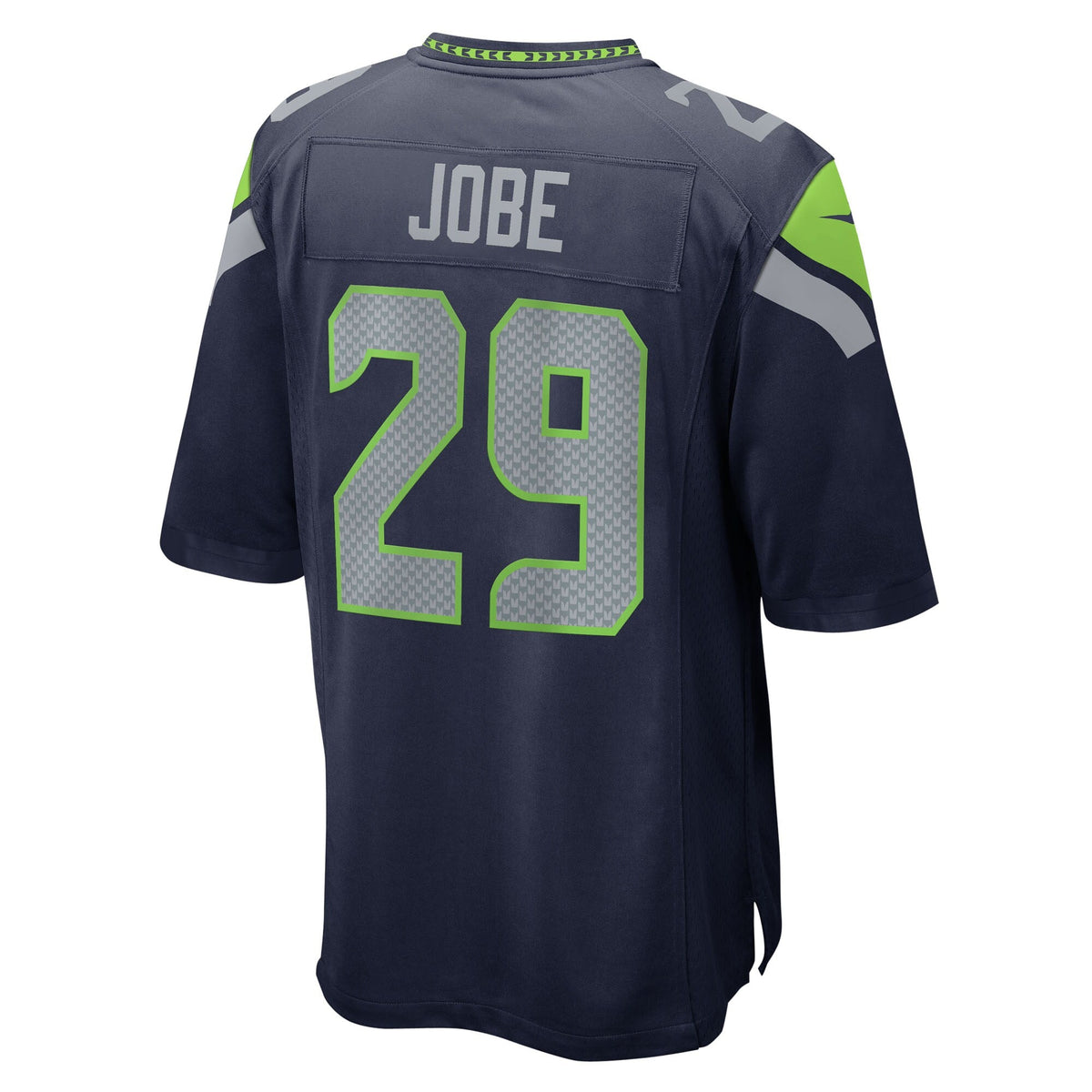 Seattle Seahawks Josh Jobe College Navy Team Game Jersey product image 4, provided for visual reference and product detail