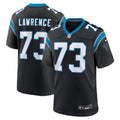 Carolina Panthers Rashard Lawrence Black Game Jersey product image 1, provided for visual reference and product detail review