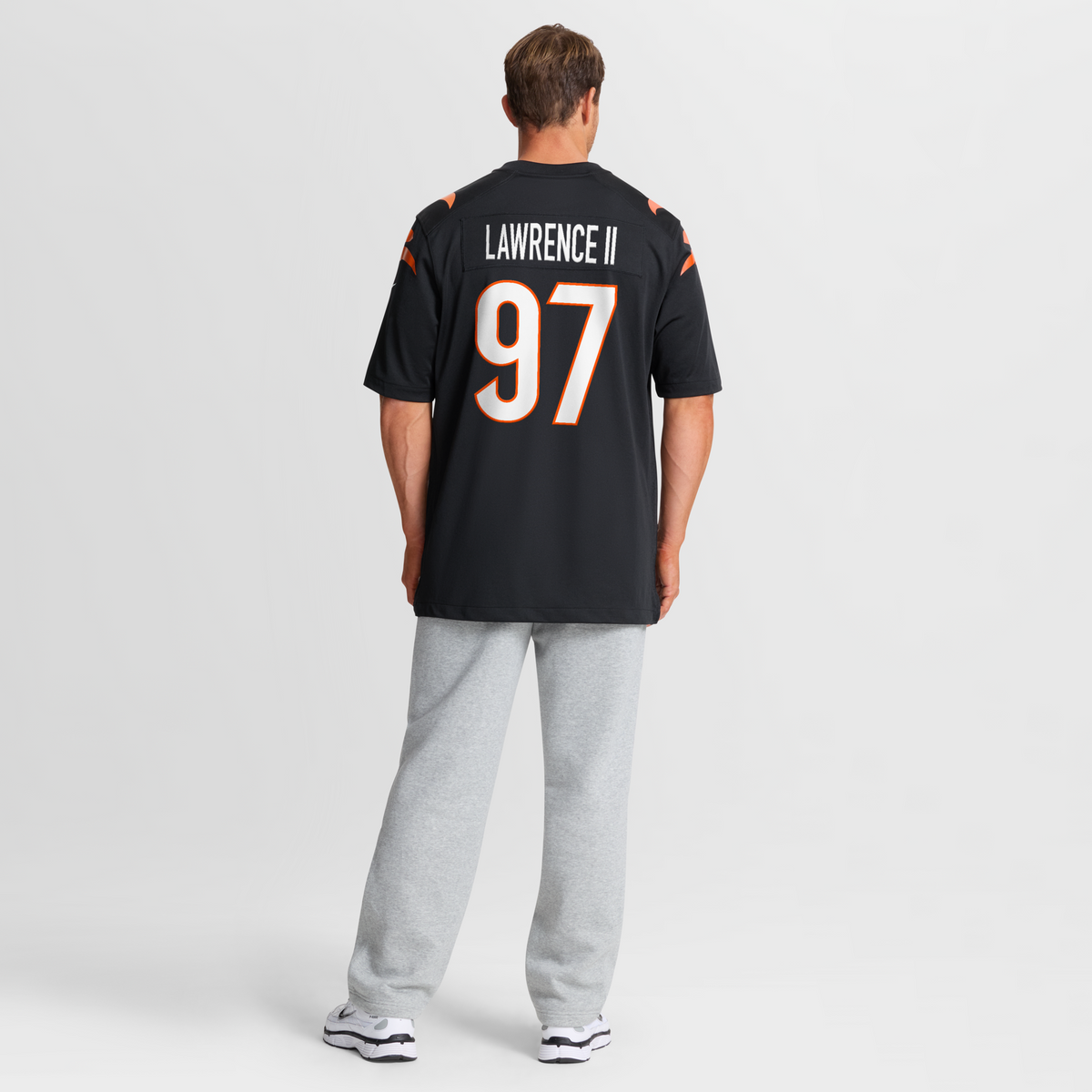 Cincinnati Bengals Dexter Lawrence II Black Game Jersey product image 6, provided for visual reference and product detail