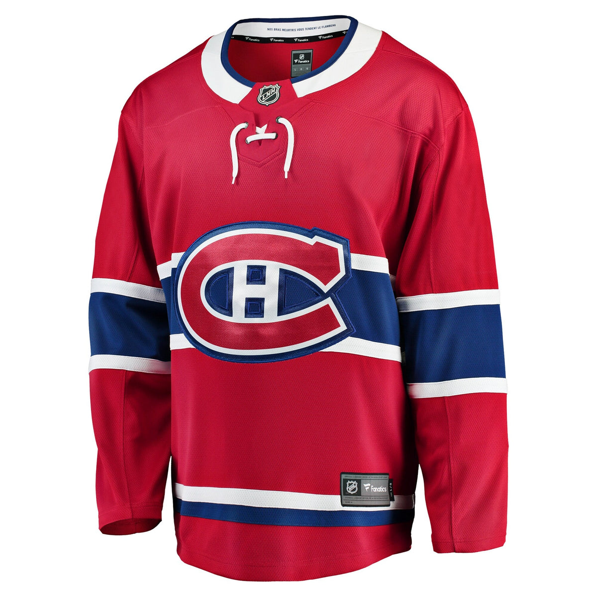 Montreal Canadiens Red Breakaway Home Jersey product image 3, provided for visual reference and product detail review