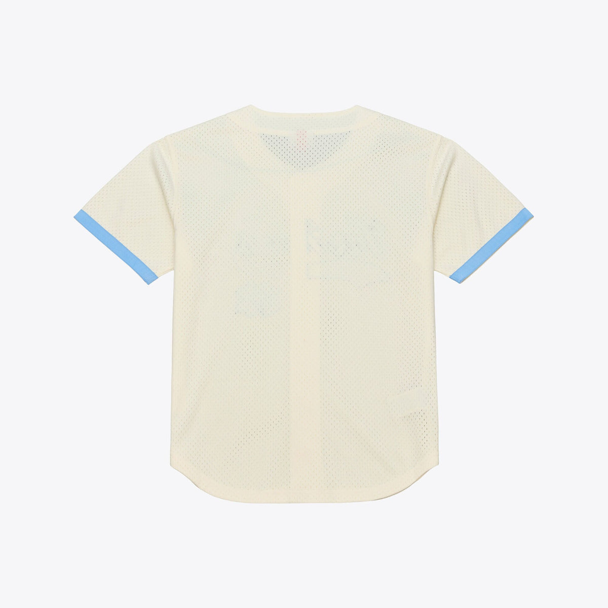 North Carolina Tar Heels Mesh Button-Up Batting Practice Baseball Jersey - Cream product image 3, provided for visual