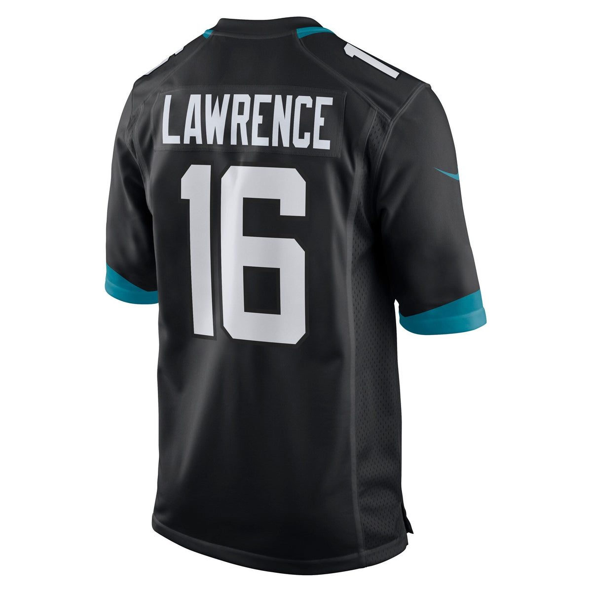 Jacksonville Jaguars Trevor Lawrence Black Alternate Game Jersey product image 4, provided for visual reference and product