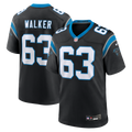 Carolina Panthers Rasheed Walker Black Team Game Jersey product image 1, provided for visual reference and product detail