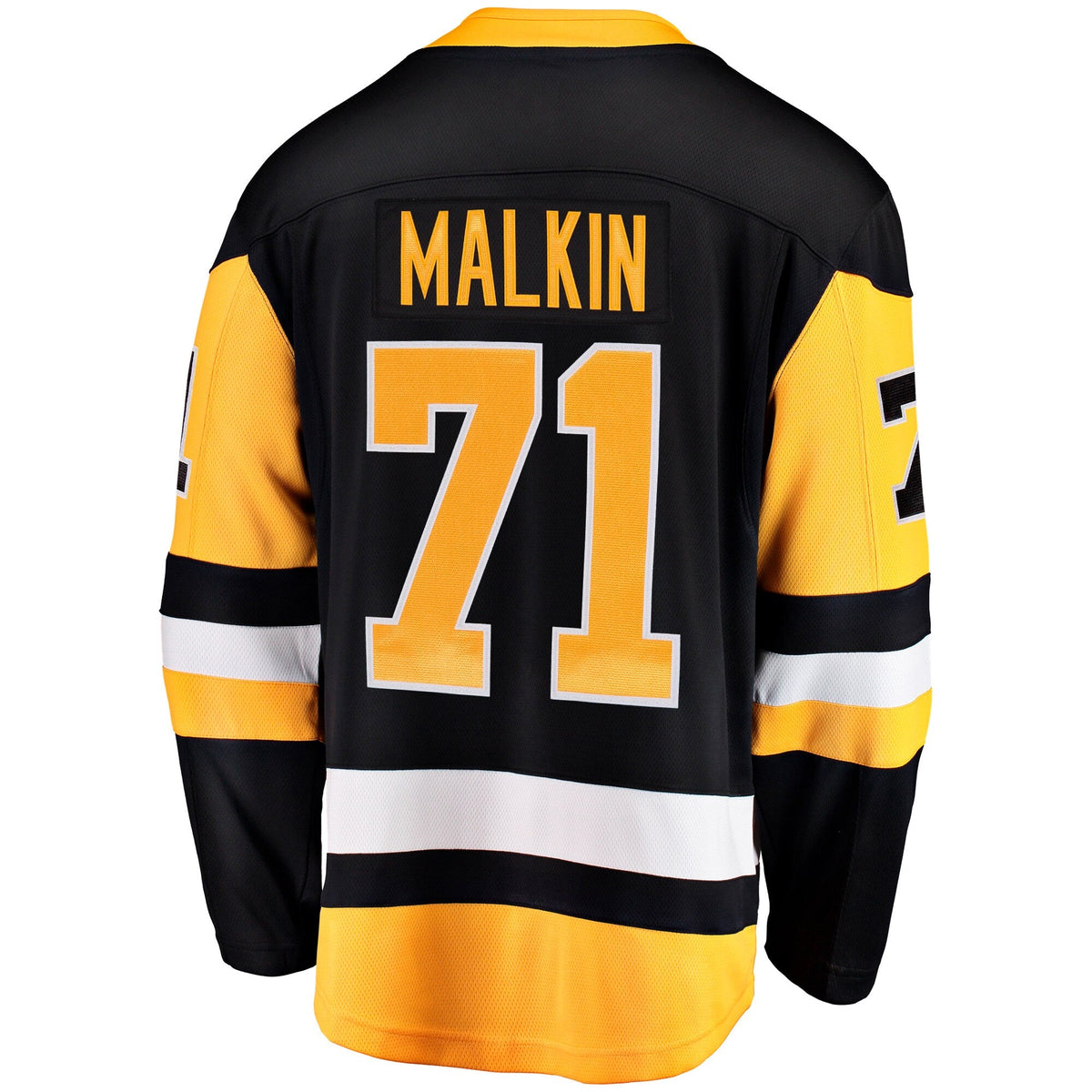 Pittsburgh Penguins Evgeni Malkin Black Home Breakaway Jersey product image 4, provided for visual reference and product