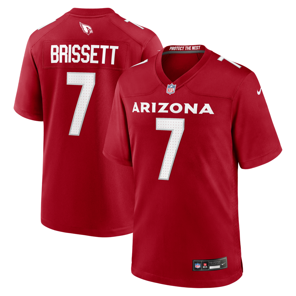 Arizona Cardinals Jacoby Brissett Cardinal Team Game Jersey product image 1, provided for visual reference and product