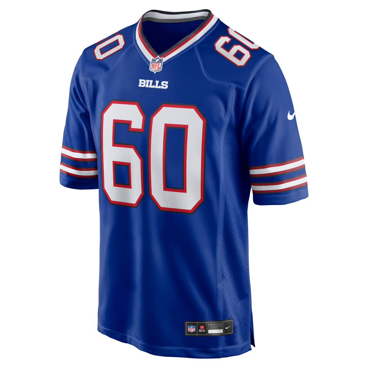 Buffalo Bills Ar'maj Reed-Adams Royal Team Game Jersey product image 2, provided for visual reference and product detail