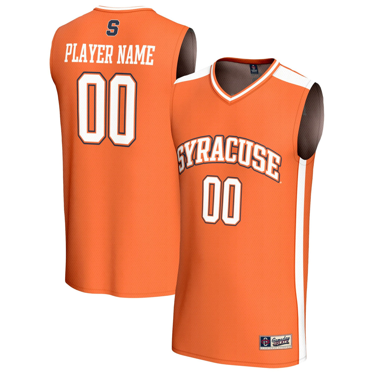 Syracuse Orange Lightweight Collegiate Basketball NIL Pick-A-Player Fashion Jersey - Orange product image 1, provided for