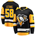 Pittsburgh Penguins Kris Letang Black Home Breakaway Jersey product image 1, provided for visual reference and product