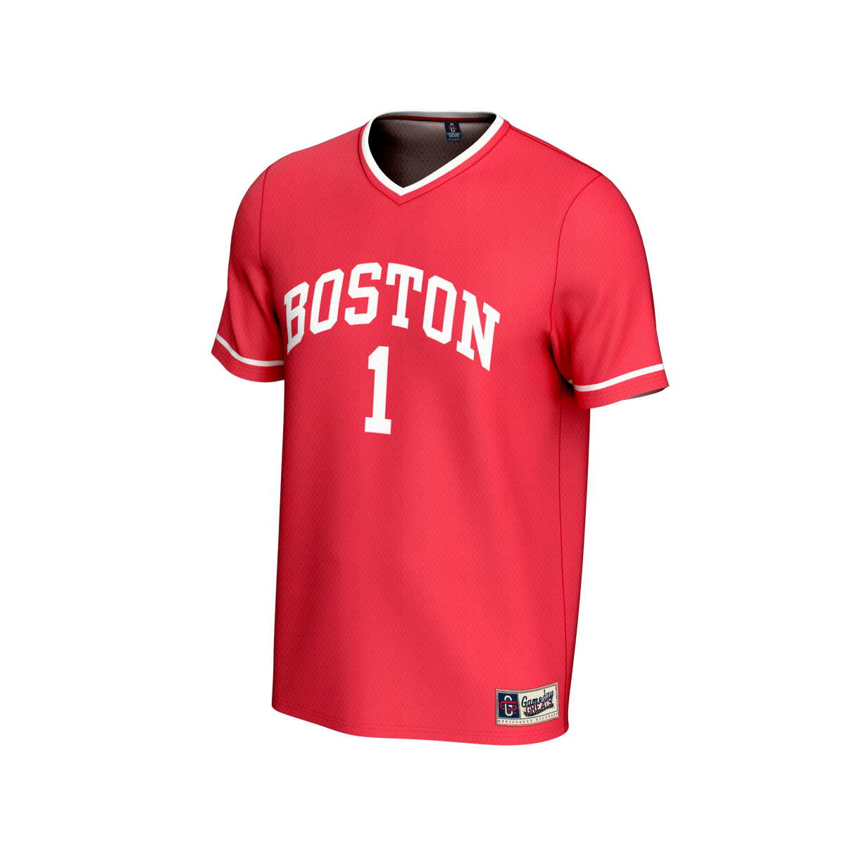 Boston University Soccer Lightweight Fashion Jersey - Scarlet product image 3, provided for visual reference and product