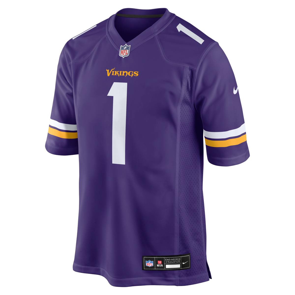 Minnesota Vikings Kyler Murray Purple Game Jersey product image 3, provided for visual reference and product detail review