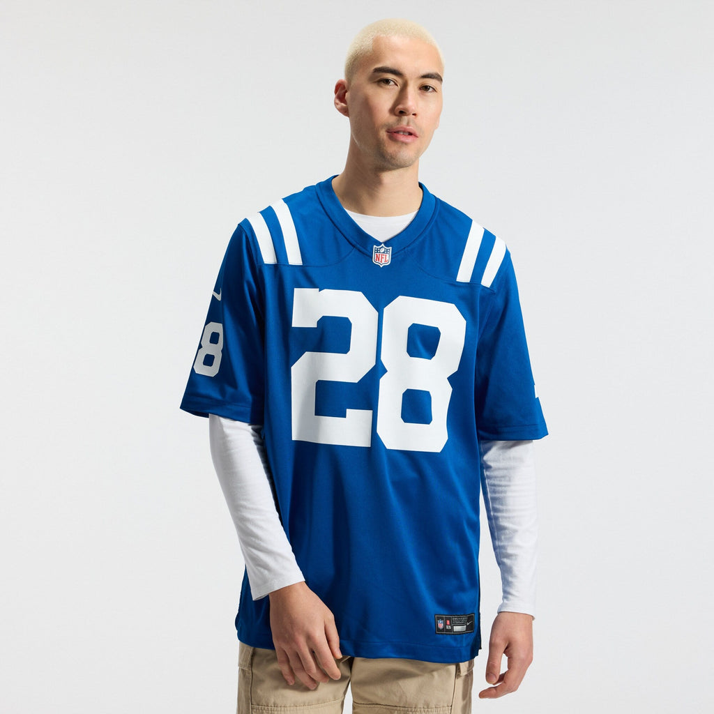 Indianapolis Colts Jonathan Taylor Royal Player Game Jersey product image 3, provided for visual reference and product