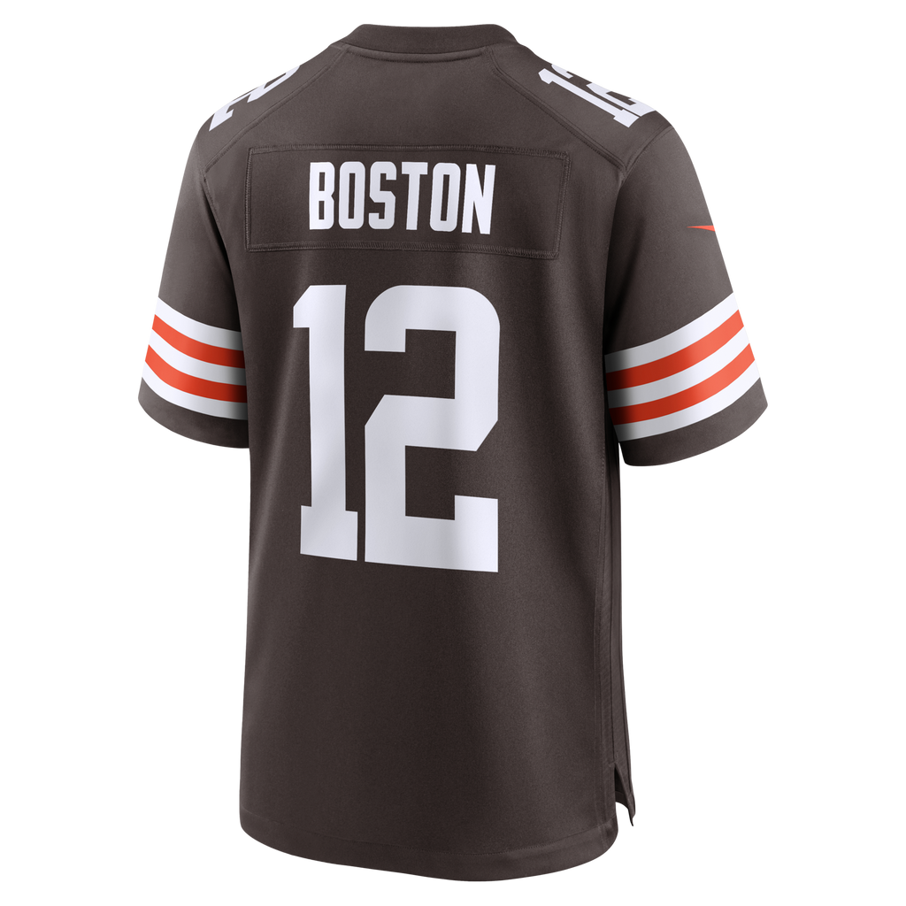 Cleveland Browns Denzel Boston Brown Game Jersey product image 8, provided for visual reference and product detail review