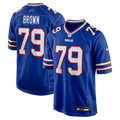 Buffalo Bills Ruben Brown Royal Game Retired Player Jersey product image 1, provided for visual reference and product detail
