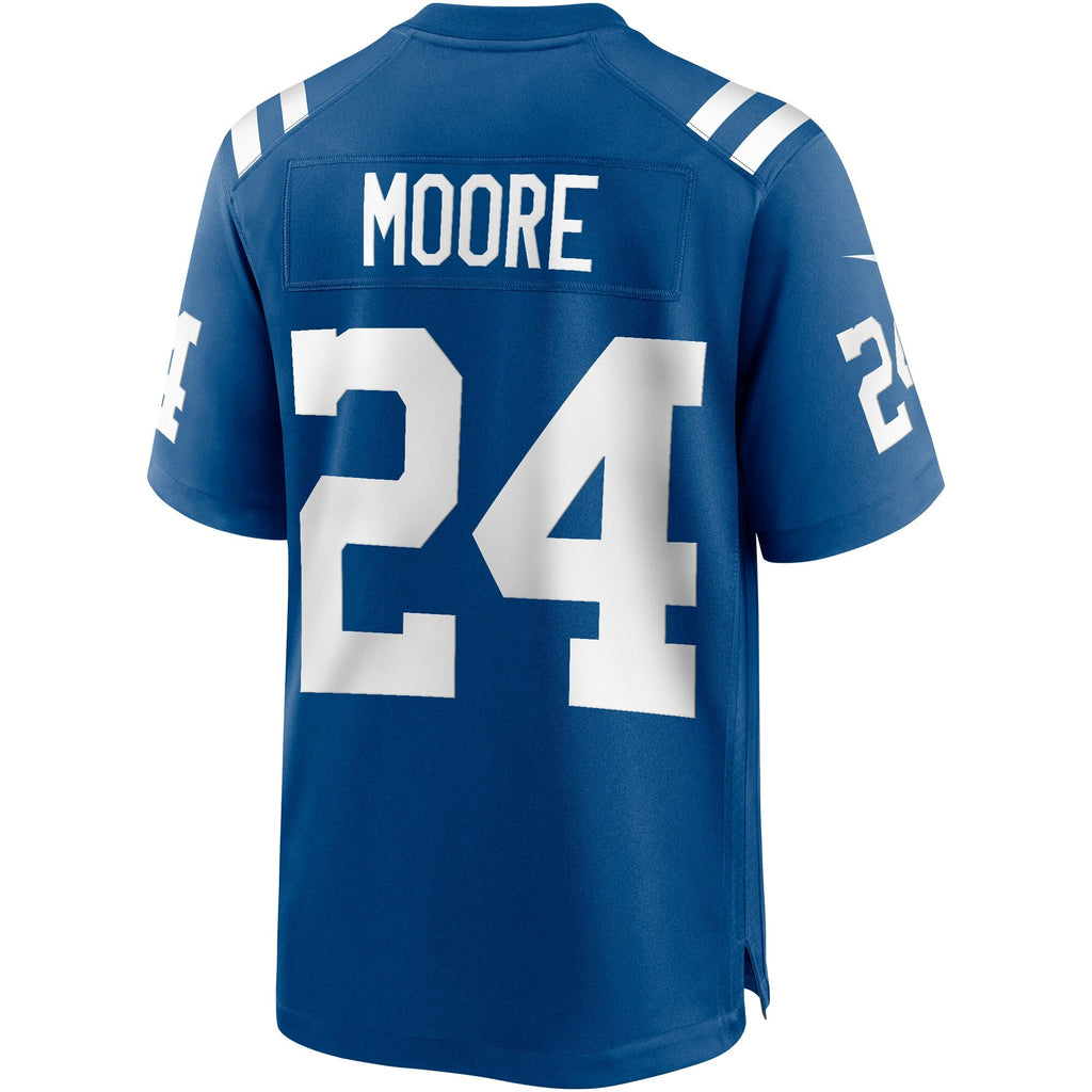 Indianapolis Colts Lenny Moore Royal Game Retired Player Jersey product image 4, provided for visual reference and product
