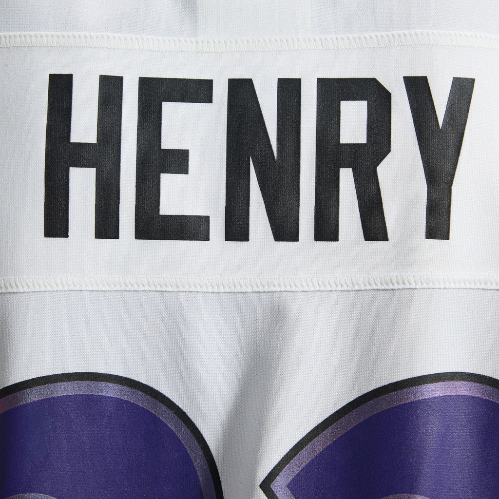Baltimore Ravens Derrick Henry White Game Jersey product image 13, provided for visual reference and product detail review
