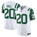 New York Jets Breece Hall White Classic Alternate Vapor F.U.S.E. Limited Jersey product image 1, provided for visual