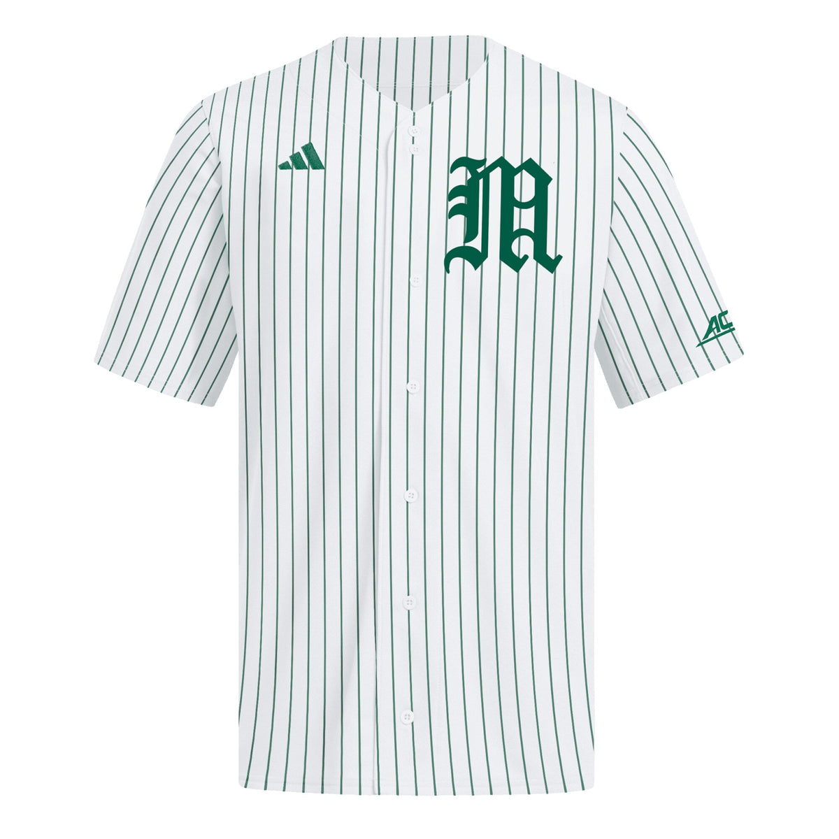 Miami Hurricanes Home Replica Baseball Jersey - White product image 3, provided for visual reference and product detail