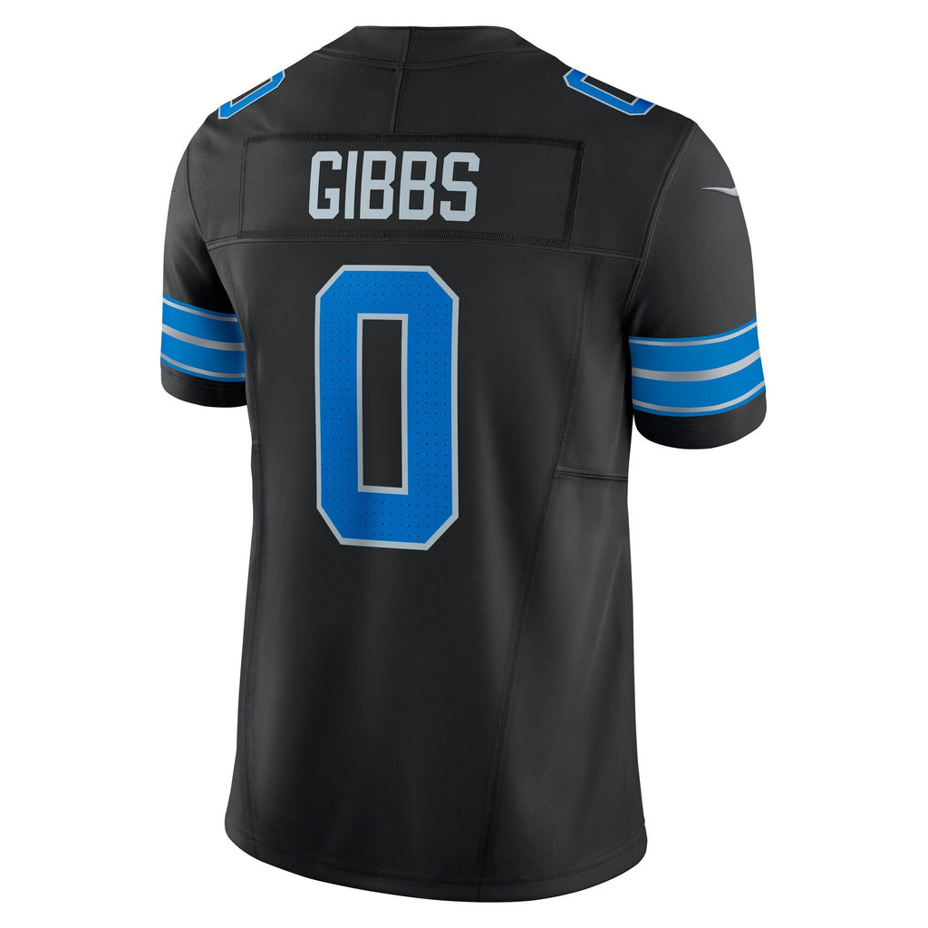Detroit Lions Jahmyr Gibbs Black 2nd Alternate Vapor F.U.S.E. Limited Jersey product image 4, provided for visual reference