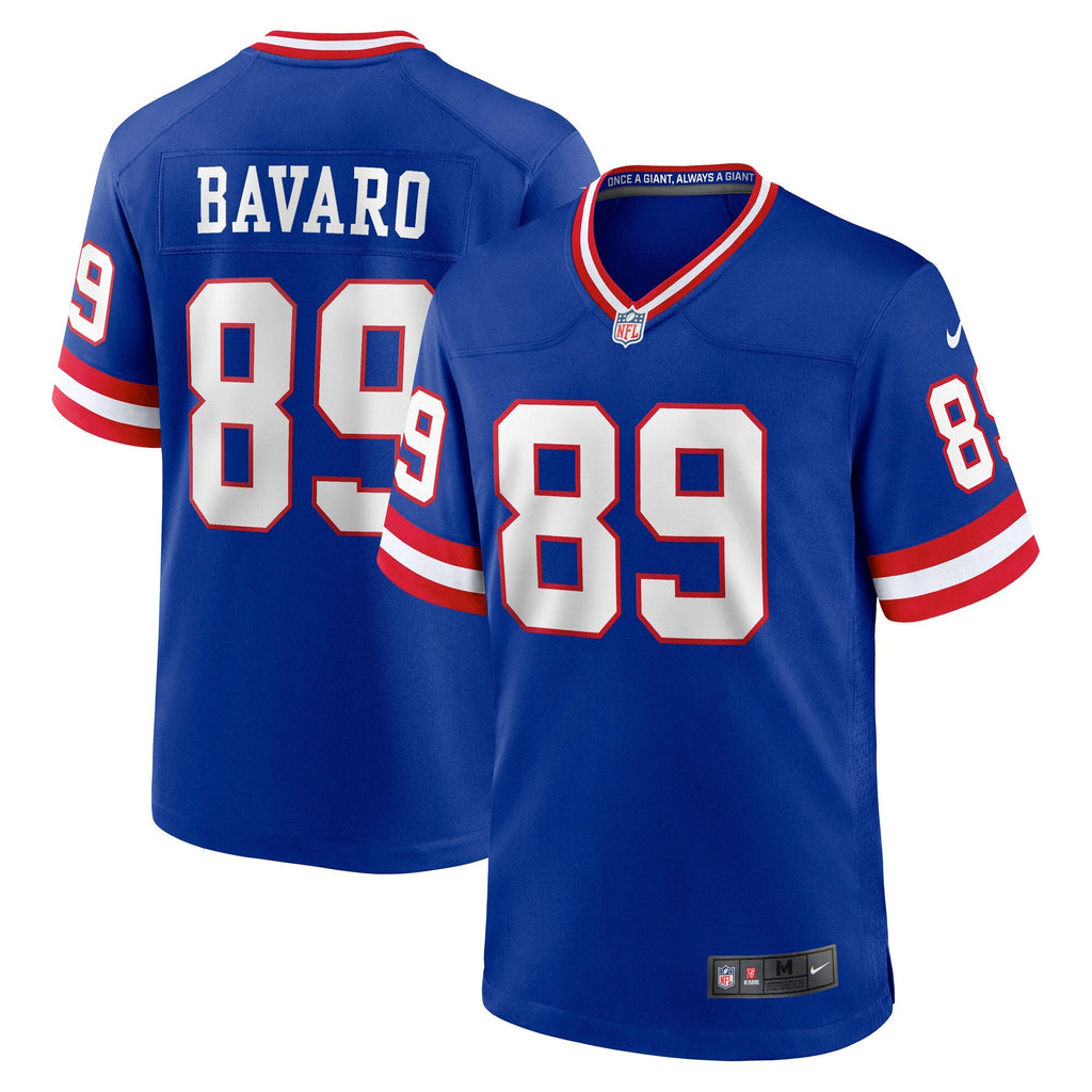 New York Giants Mark Bavaro Royal Retired Player Alternate Game Jersey product image 1, provided for visual reference and