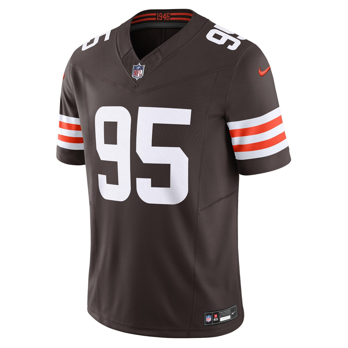 Cleveland Browns Myles Garrett Brown Vapor F.U.S.E. Limited Jersey product image 3, provided for visual reference and