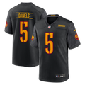Washington Commanders Jayden Daniels Black Alternate Game Player Jersey product image 1, provided for visual reference and