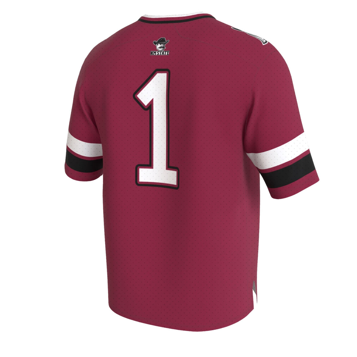 New Mexico State Aggies Lightweight Collegiate Football Fashion Jersey - Crimson product image 4, provided for visual