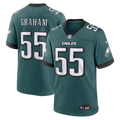 Philadelphia Eagles Brandon Graham Midnight Green Team Game Jersey product image 1, provided for visual reference and