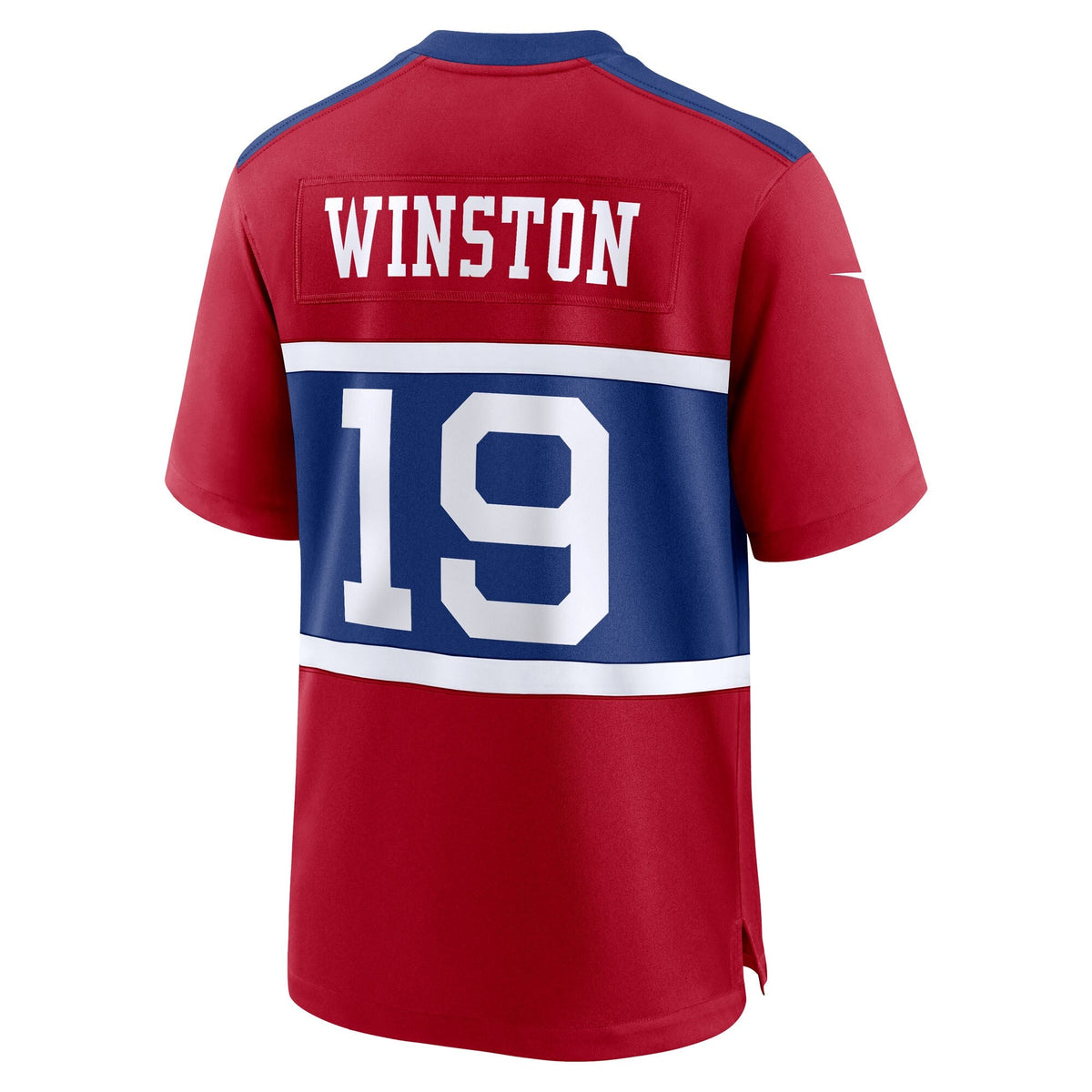 New York Giants Jameis Winston Century Red Alternate Game Jersey product image 4, provided for visual reference and product