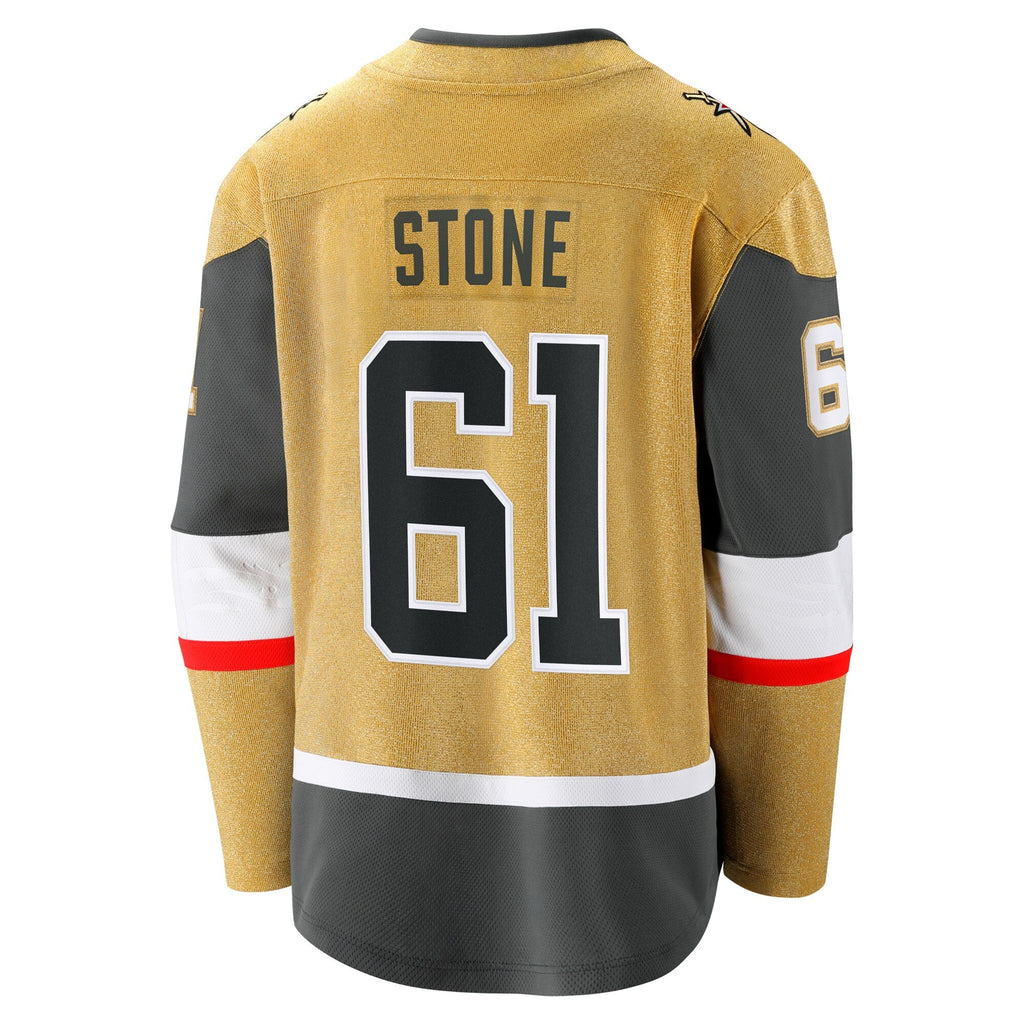 Vegas Golden Knights Mark Stone Gold Home Breakaway Jersey product image 4, provided for visual reference and product detail