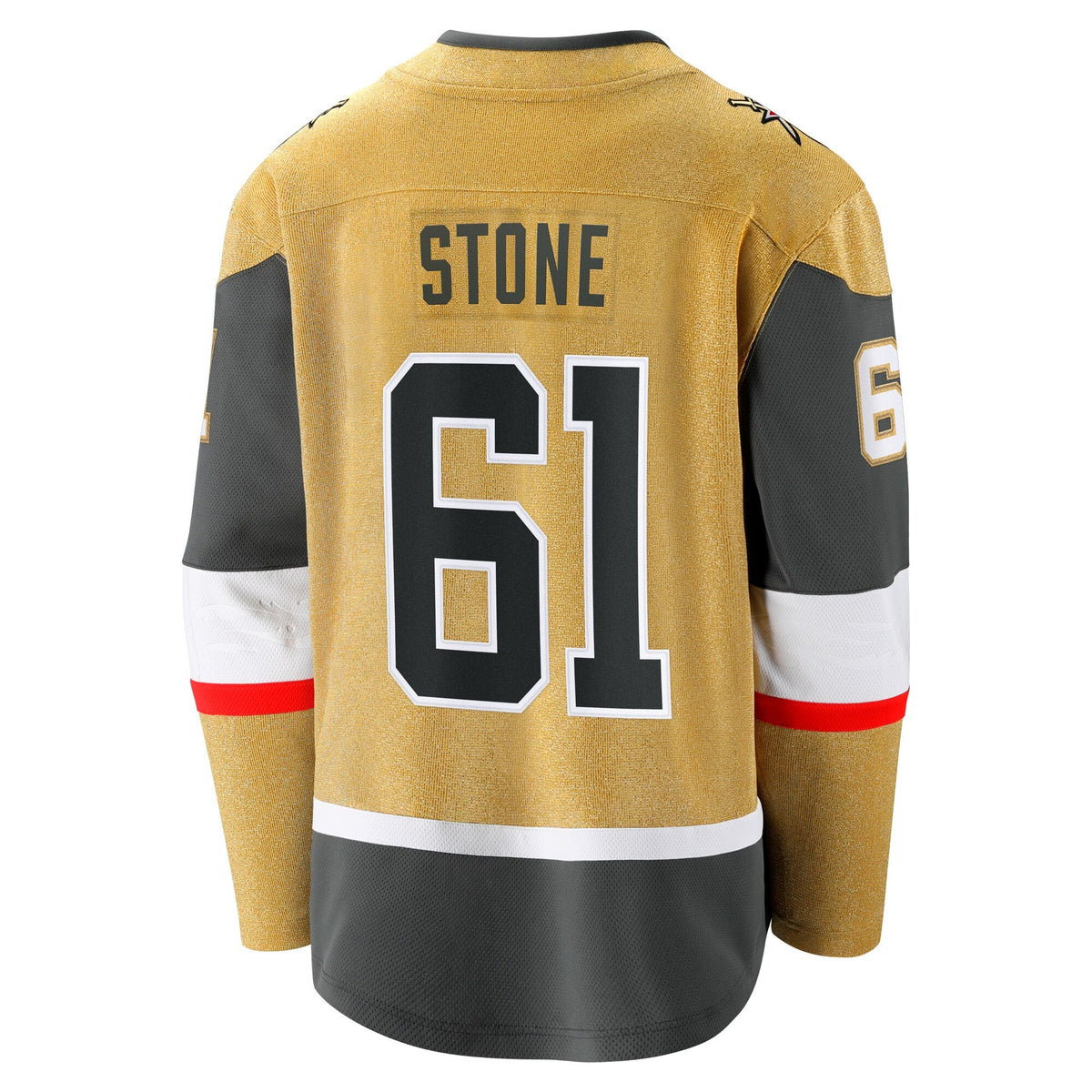 Vegas Golden Knights Mark Stone Gold Home Breakaway Jersey product image 4, provided for visual reference and product detail